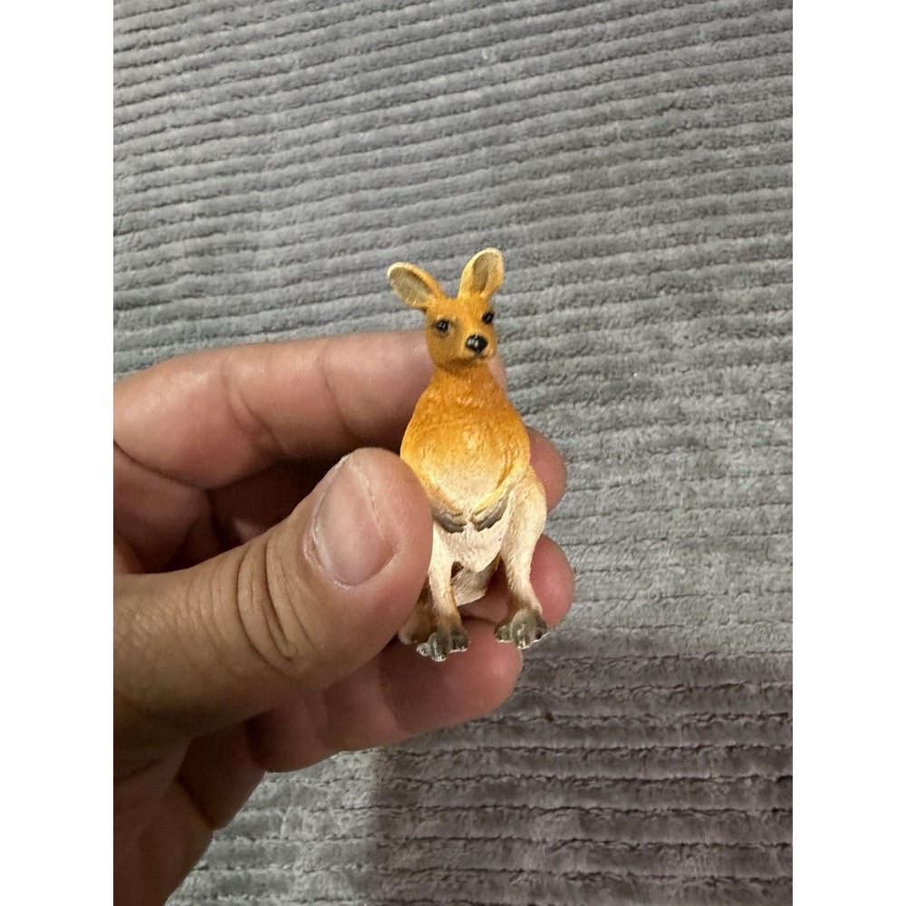 Yowie Red Kangaroo Animal PVC Mini Figure Figurine Model Collectible